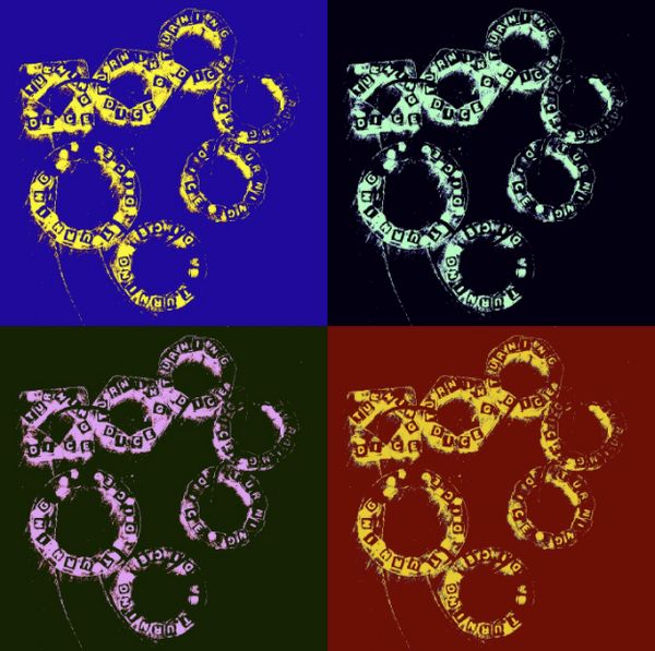 Turning Dice as pop art